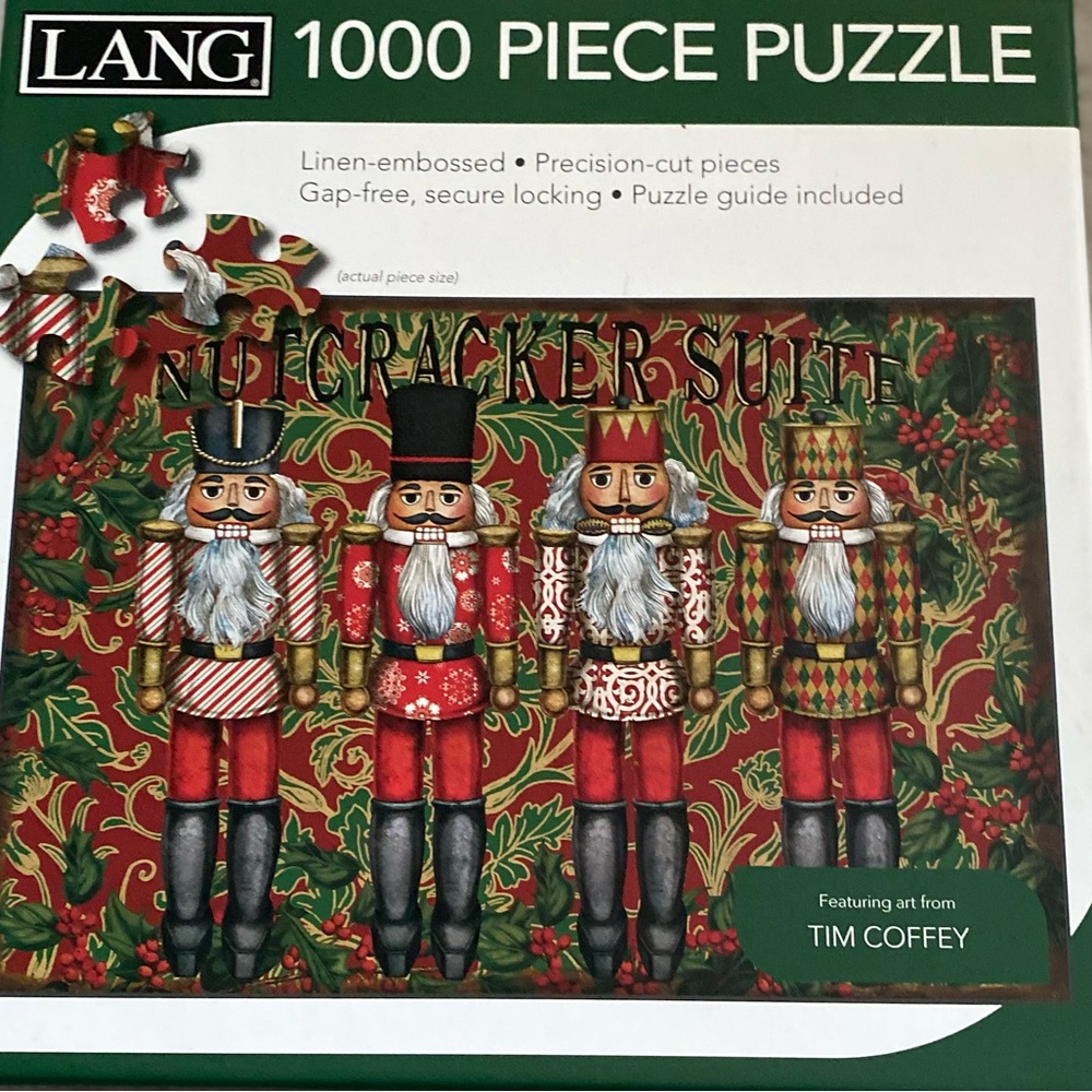 Lang Christmas Nutcracker Suite 1000 Piece Puzzle - NWT